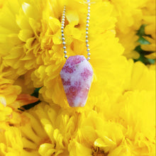 Load image into Gallery viewer, Fluorite coffin pendant