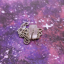 Load image into Gallery viewer, Rose Quartz heart pendant - transparent