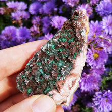 Load image into Gallery viewer, Malachite and ? on Dolomite