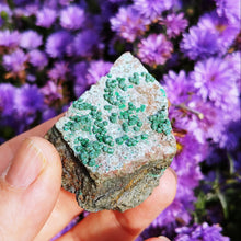 Ladda upp bild till gallerivisning, Cute Malachite spheres on Dolomite