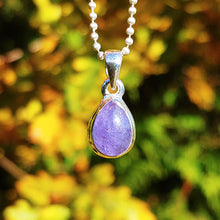Charger l'image dans la galerie, Tiny Tanzanite teardrop silver pendant