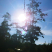 Charger l'image dans la galerie, Tiny Tanzanite teardrop silver pendant