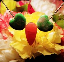 Charger l'image dans la galerie, Variscite butterfly wing pendant