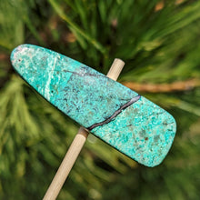 Load image into Gallery viewer, Chrysocolla hair clip