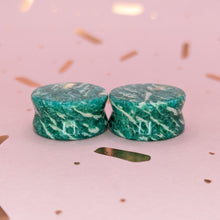 Charger l'image dans la galerie, 21mm Amazonite plugs