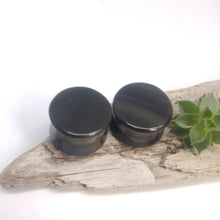 Charger l'image dans la galerie, 3/4" Rainbow Obsidian ear plugs