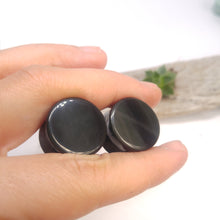 Charger l'image dans la galerie, 3/4" Rainbow Obsidian ear plugs