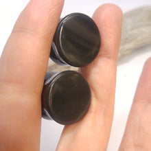 Charger l'image dans la galerie, 3/4" Rainbow Obsidian ear plugs