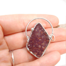 Charger l'image dans la galerie, Amethyst druzy necklace
