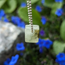 Load image into Gallery viewer, Prehnite with Epidote heart pendant

