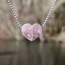 Load image into Gallery viewer, Ussingite heart pendant
