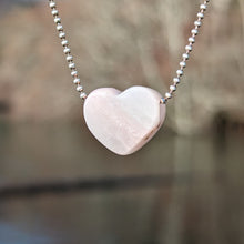 Load image into Gallery viewer, Petalite heart pendant
