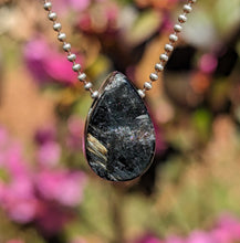 Load image into Gallery viewer, Anthophyllite teardrop pendant
