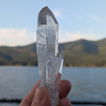 Load image into Gallery viewer, Lemurian Quartz raw crystal Twin
