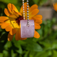 Load image into Gallery viewer, Kunzite heart pendant
