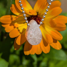 Load image into Gallery viewer, Morganite dainty teardrop pendant
