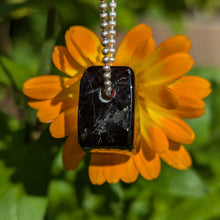 Load image into Gallery viewer, Nuummite freeform pendant
