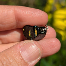Load image into Gallery viewer, Genuine Nuummite heart pendant 5
