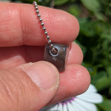 Load image into Gallery viewer, Black Moonstone small heart pendant
