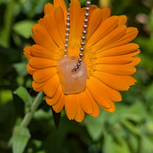 Indlæs billede til gallerivisning Libyan Desert Glass tiny heart pendant
