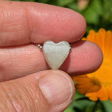 Indlæs billede til gallerivisning Libyan Desert Glass tiny heart pendant
