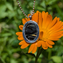 Indlæs billede til gallerivisning Nuummite in 925 silver star bezel pendant #2
