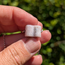 Indlæs billede til gallerivisning Pink/purple Amethyst heart pendant
