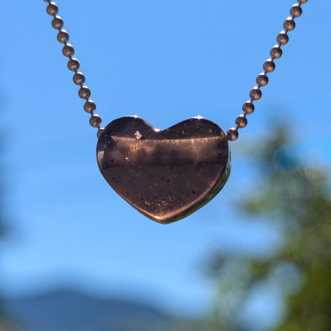 Agni Manitite heart pendant
