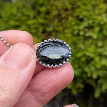 Ladda upp bild till gallerivisning, Nuummite in 925 silver bezel #3
