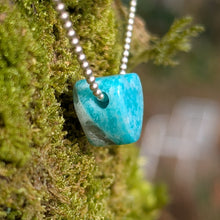 Ladda upp bild till gallerivisning, Amazonite heart pendant
