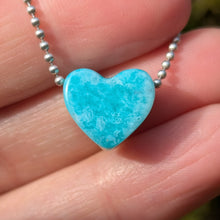 Ladda upp bild till gallerivisning, Amazonite heart pendant
