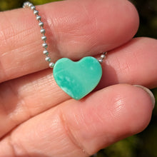 Ladda upp bild till gallerivisning, Variscite heart pendant
