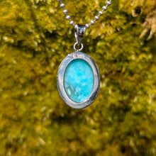 Load image into Gallery viewer, Indonesian Opalized Wood in 925 silver pendant
