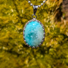 Load image into Gallery viewer, Indonesian Opalized Wood in 925 silver pendant
