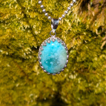 Load image into Gallery viewer, Indonesian Opalized Wood in 925 silver pendant
