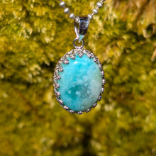 Load image into Gallery viewer, Indonesian Opalized Wood in 925 silver pendant
