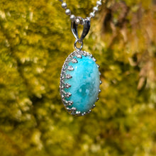 Load image into Gallery viewer, Indonesian Opalized Wood in 925 silver pendant
