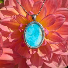 Load image into Gallery viewer, Large Indonesian Opalized Wood in 925 silver pendant #2
