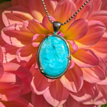 Load image into Gallery viewer, Large Indonesian Opalized Wood in 925 silver pendant #2
