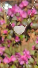 Load and play video in Gallery viewer, Morganite heart pendant

