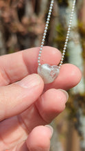 Load and play video in Gallery viewer, Phantom Quartz small heart pendant
