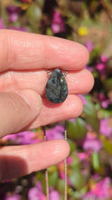 Load and play video in Gallery viewer, Anthophyllite teardrop pendant
