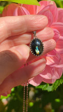 Load and play video in Gallery viewer, Nuummite in 925 silver bezel pendant #3
