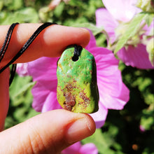 Load image into Gallery viewer, Tumbled Turquoise pendant
