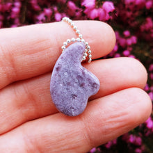 Load image into Gallery viewer, Lepidolite wing pendant
