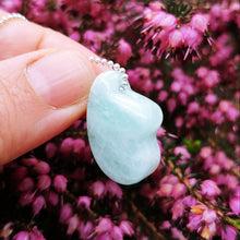 Load image into Gallery viewer, Aquamarine wing pendant 2
