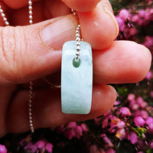 Load image into Gallery viewer, Aquamarine wing pendant 2
