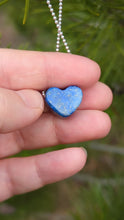 Load and play video in Gallery viewer, Lapis Lazuli heart pendant #1
