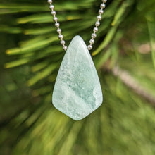 Load image into Gallery viewer, Aquamarine free form pendant
