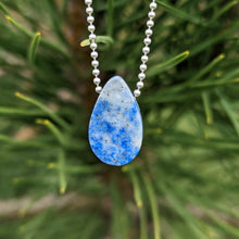 Load image into Gallery viewer, Lapis Lazuli raindrop pendant
